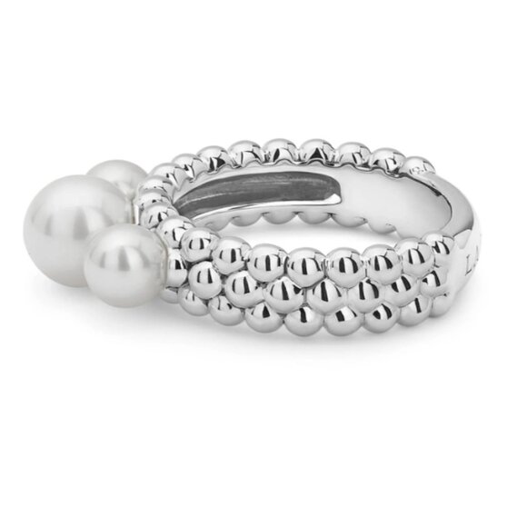 Luna Caviar Pearl Ring from Lagos Size 7 - Picture 3 of 14